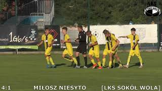 Juniorzy Młodsi SOKÓŁ WOLA  JUWE Jaroszowice 41 Bramki [upl. by Eatnwahs]