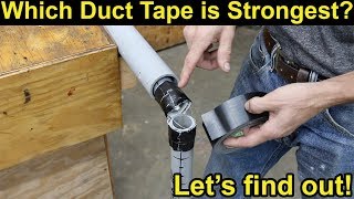 Which Duct Tape Is Strongest Lets find out Gorilla TRex FiberFix 3M Pro amp Duck Max [upl. by Nanahs]