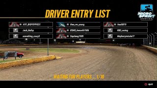 World of Outlaws Dirt Racing 24  Xtreme Dirt Racing League R4  Micro Sprints Bmain Race [upl. by Rozelle245]