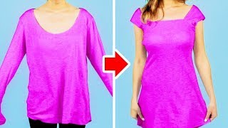 35 KLEIDUNG HACKS WIE DU EINEN FADEN LOOK AUFFRISCHT [upl. by Apurk]