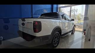 Ford Ranger Wildtrak 2024 White Color Walkaround [upl. by Sephira]