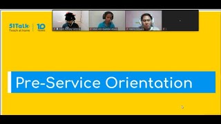 51talk Ultimate Preservice Orientation pso Experience  All Esl 2024 Candidates Aced It [upl. by Battiste]