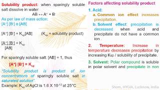 Gravimetry Principle solubility product by Shom Prakash Kushwaha HYGIA INDIA [upl. by Starla554]