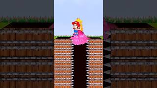 What if Mario became Greedy 🙏 Please Help Peach From Spike Trap 💚 shorts​ tiktok​ Story​ viral​ [upl. by Ahseinad]