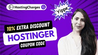 Hostinger Web Hosting coupon code  Extra 10 OFF for HostingChargesin Users [upl. by Brag]