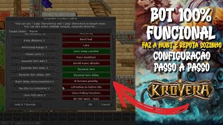 Como configurar o VBOT no TIBIA em 2022  Tutorial Cavebot 100 funcional  Krovera Global [upl. by Munn]