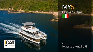 MY5 il piccolo catamarano a motore della Fountaine Pajot [upl. by Jule]