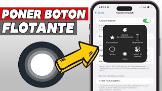 Como Poner Boton Flotante Pelotita en iPhone AssistiveTouch 2024 [upl. by Jaye]