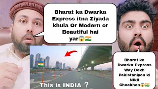 Indias Dwarka Expressway Road Drive Tour  Pakistani Shocking Reaction [upl. by Ococ624]