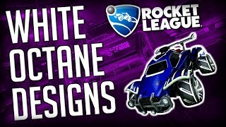 TITANIUM WHITE OCTANE DESIGNS 😍  ROCKET LEAGUE [upl. by Ajax]