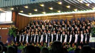 Coro Carmela Carvajal  Sound the Trumpet [upl. by Anehsat365]