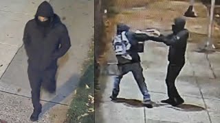 Images show Temple University student being held at gunpoint during robbery near campus [upl. by Dahc]