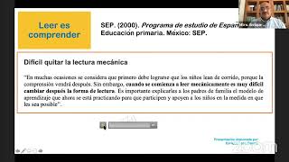 Webinar Asesoría 2 La enseñanza y el aprend del lenguaje en un contexto híbrido min 3458 al 4320 [upl. by Becki]