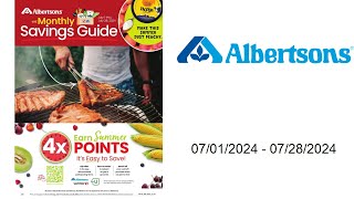 Albertsons Weekly Ad US  07012024  07282024 [upl. by Noreik]