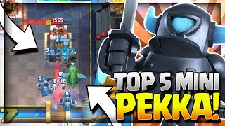 TOP 5 BEST MINI PEKKA DECKS in CURRENT META Arena 8 to Arena 11 Decks  Clash Royale Strategy [upl. by Drain]