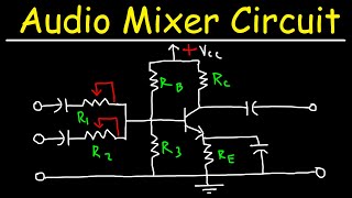 Transistor Audio Mixer Circuit [upl. by Sandie321]