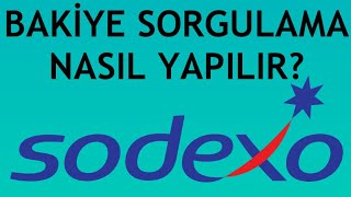 Sodexo Bakiye Sorgulama Nasıl Yapılır [upl. by Adnuahsal]