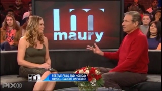 CHRISTY OLSON GUEST HOSTS THE MAURY SHOW HOLIDAY HAVOC CAUGHT ON CAMERA [upl. by Chabot]