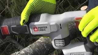 Porter Cable Reciprocating Tigersaw  Saws All Wood Lumber Metal Cordless Tool [upl. by Eicarg]