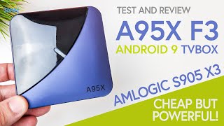 A95X F3 Amlogic S905x3 Tv Box  4GB RAM 32GB  FULL REVIEW  CHEAP BUT POWERFUL 2020 [upl. by Eppillihp]