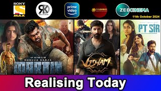 4 New South Hindi Dubbed Movies Releasing Today  Martin Pt Sir  11th October 2024 [upl. by Jackqueline]