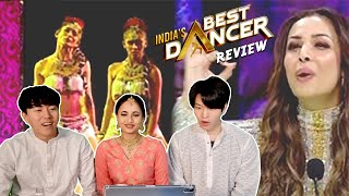 Indias Best Dancer Reaction by Korean  Saumya और Vartika को मिला [upl. by Itnahs]