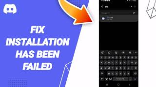 How To Fix Installation Has Been Failed On Discord App 2024 [upl. by Smeaj]