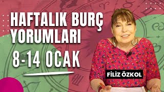 FİLİZ ÖZKOL İLE HAFTALIK BURÇ YORUMLARI  8 14 OCAK 2024 [upl. by Htebharas]