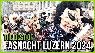 The best of Fasnacht Luzern  Guggenmusik  Luzerner Fasnacht 2024  Switzerland [upl. by Neeloj]