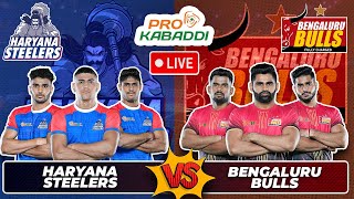 🔴 PKL 11 Live  Bengaluru Bulls Vs Haryana Steelers  Pro Kabaddi League 2024  PKL Season 11 [upl. by Sari224]