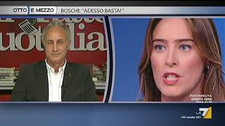 Otto e mezzo  Boschi quotAdesso bastaquot Puntata 14122017 [upl. by Iggep301]