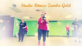 Jingle bells salsa remix Zumba Gold Christmas dance fitness [upl. by Sinnej420]