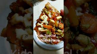 Pan pizza Recipe  Vegetable Pan pizza recipe shorts [upl. by Felice454]