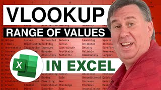 Excel  VLOOKUP Range Episode 1570 [upl. by Enitram838]