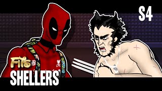 Deadpool vs Wolverine  Shellers Rap Battle  FITS [upl. by Oxford]