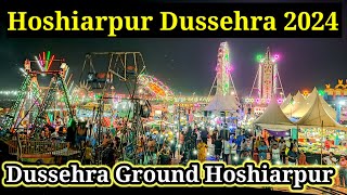 Hoshiarpur Dusshera 2024  Hoshiarpur Dussehra Ground 2024 • nasik dhol hanuman ji Hoshiarpur murti [upl. by Marabel766]