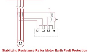 Motor Earth Fault RelayStabilizing Resistance Rs for Motor Earth Fault Protection [upl. by Angelle]