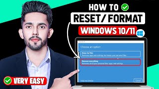 How To Reset Windows 1011  How To Format Laptop Updated 2024 [upl. by Reppart]