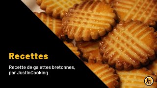 Recette de galettes bretonnes par JustInCooking [upl. by Candyce220]