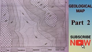 Geological Map  Folded Structure  Section line drawing Geography practical  StudyWithPronay [upl. by Gagnon]