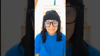 Thrifty Halloween 🎃 Upcycled Tina Belcher Costume  DIY Yarn Wig [upl. by Elleirda]