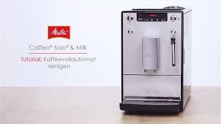 Melitta® Solo® amp Milk  Tutorial Kaffeevollautomat reinigen [upl. by Orr]