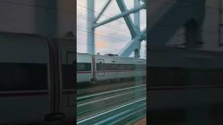 Two CR400AF Fuxing trains raced after leaving Nanjing South Railway Station [upl. by Aerol]