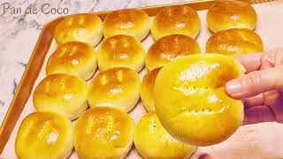 Pan de Coco recipe How to make easy and very soft Pan de Coco Filipino food creations [upl. by Haran721]