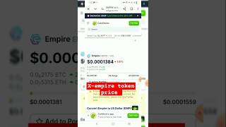 X empire token price prediction  X empire 1 token price  Musk empire token price 00 [upl. by Ailecec208]