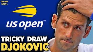 Djokovic Tricky Draw  Sinner Alcaraz SF Clash at US Open 2024  Tennis News [upl. by Yentrac]