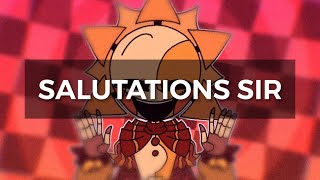 ⭑SALUTATIONS SIR⭑ FLIPACLIP ANIMATION MEME fnaf security breach [upl. by Eelnodnarb]