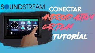 ¿Cómo Conectar Android Auto y Car Play En Autoestéreo SOUNDSTREAM VRCPAA70M [upl. by Willie]