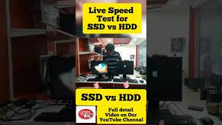 SSD vs HDD Speed test [upl. by Goda555]