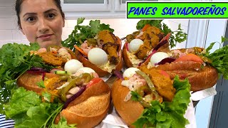 WOW 😍😋 Panes con pollo salvadoreños [upl. by Belding]